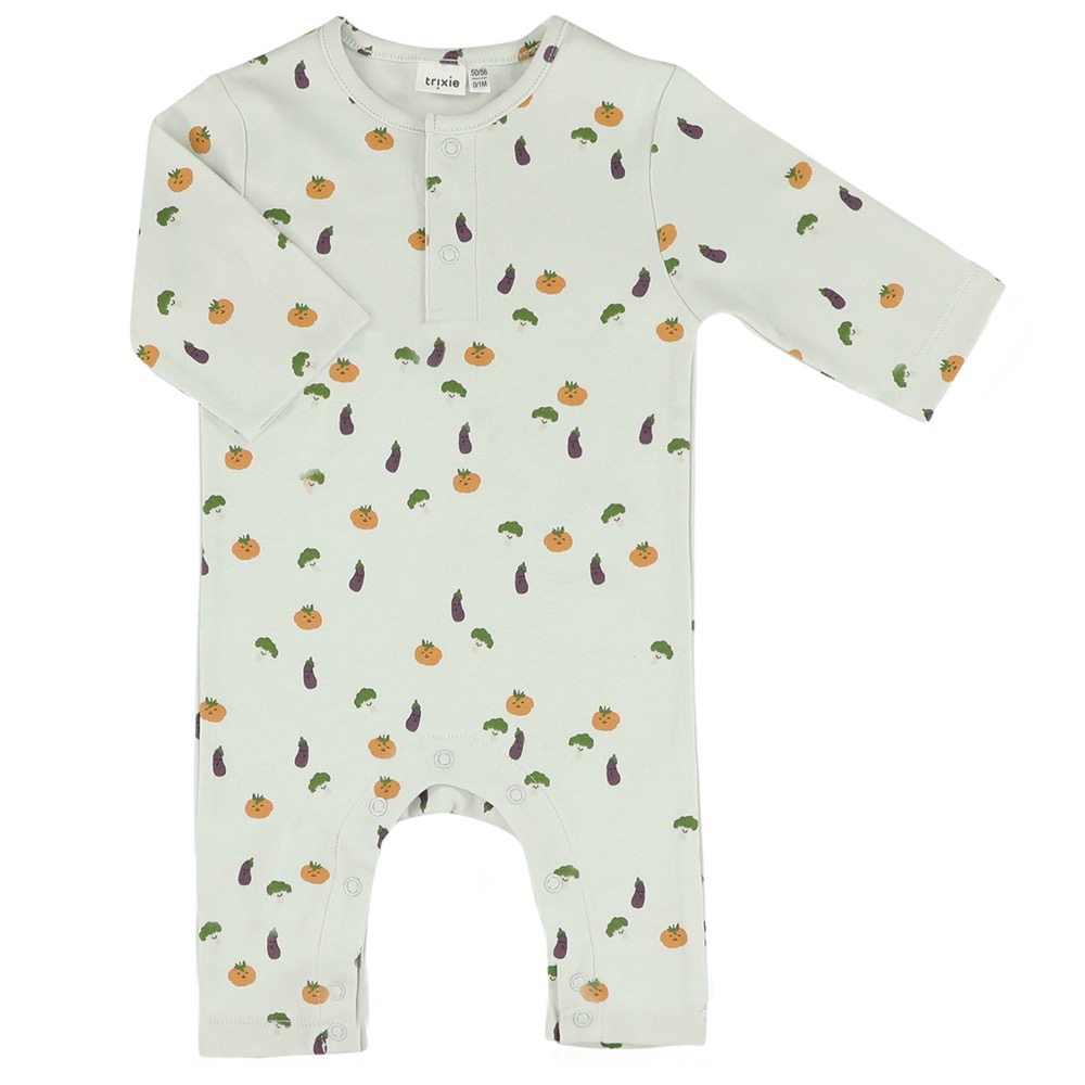 Onesie lang | 62/68 - 3/6m - Friendly Vegetables